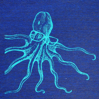 octopus wearing glasses racerback tank top design for women